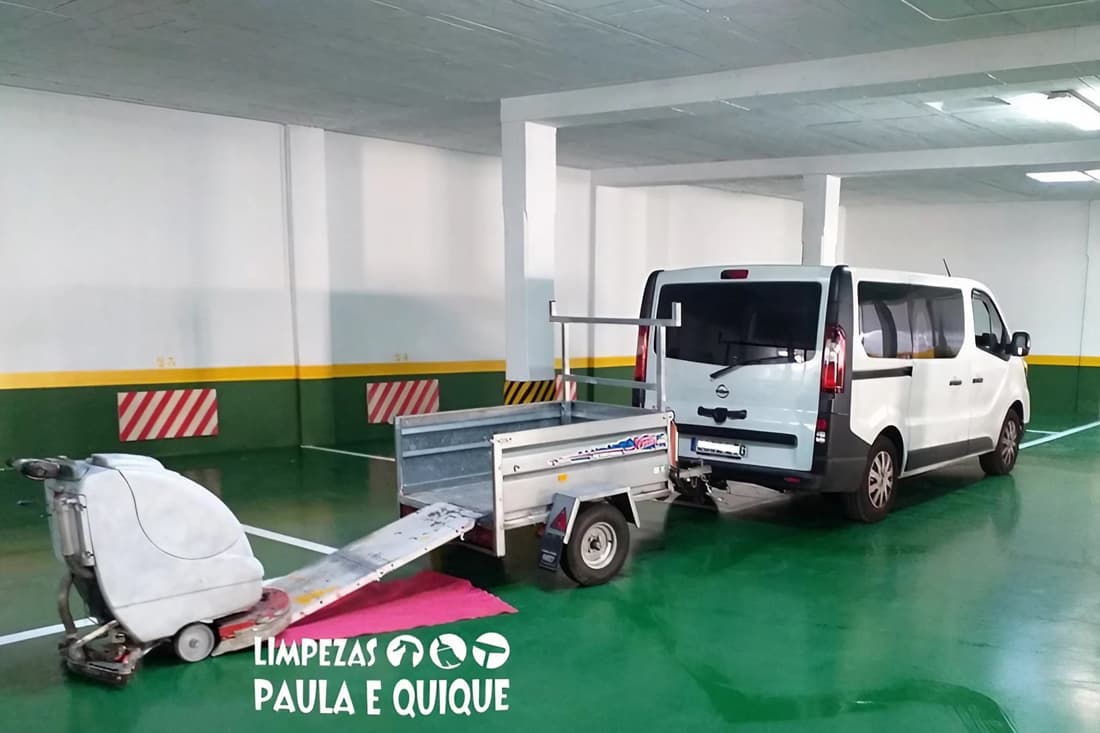Limpieza profesional de parkings en Pontevedra y Marín
